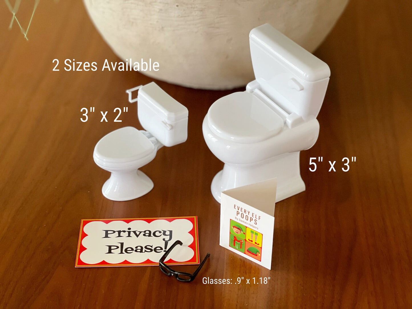 Elf Sized Toilet & Poop Book