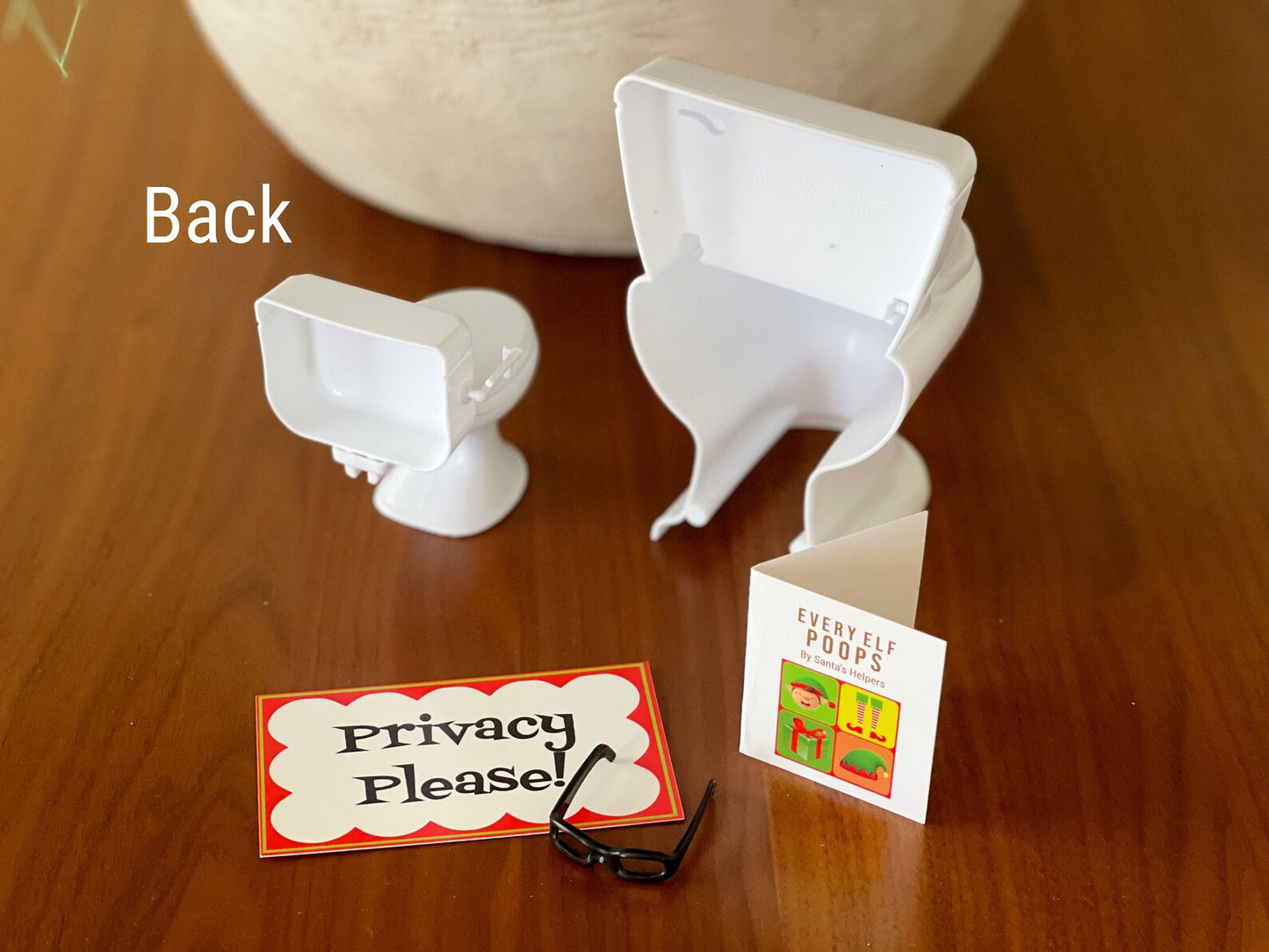 Elf Sized Toilet & Poop Book